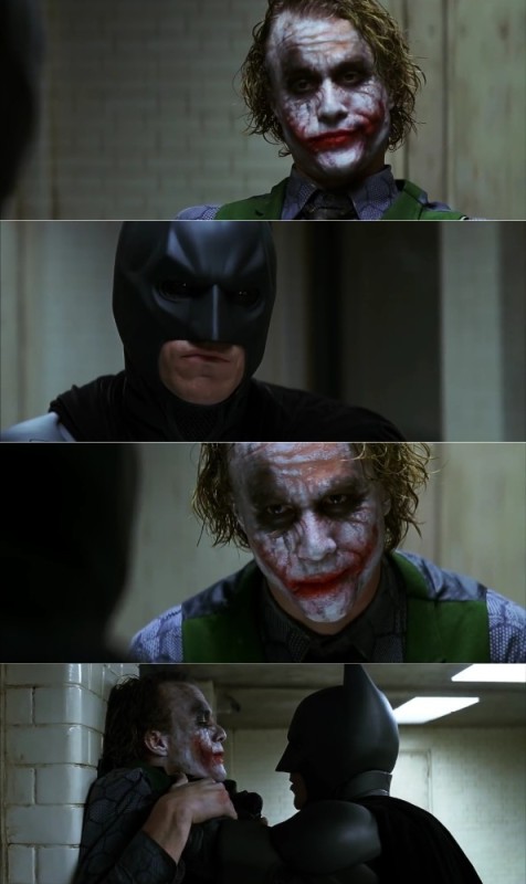 Создать мем: бэтмен, batman joker, джокер 2008