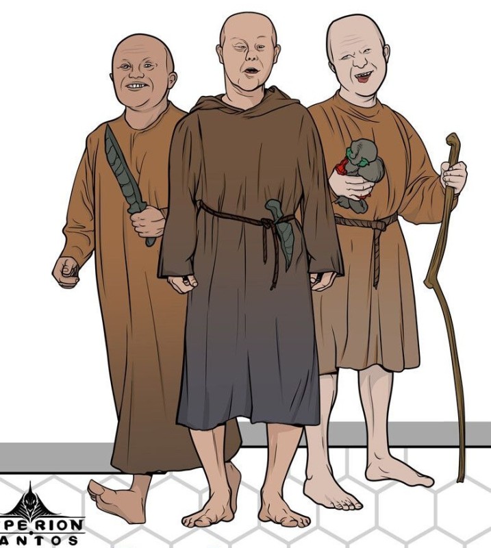 Создать мем: одежда дзенского монаха, персонажи, монах рисунок