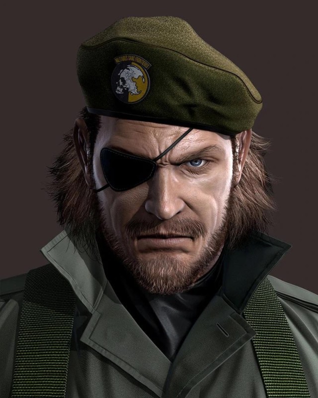 Create meme: solid snake, solid snake and big boss, solid snake art