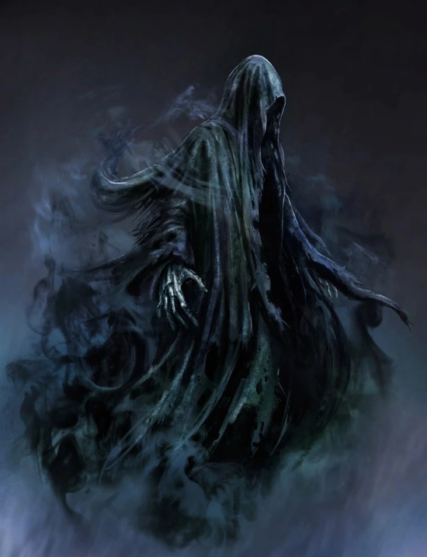 Create meme: the darkness of art, Dementor from Harry Potter, dark arts