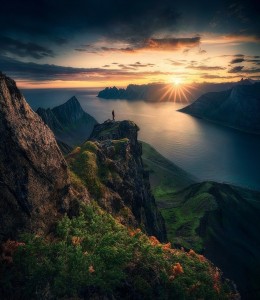 Создать мем: норвегия, пейзажи мира, норвегия фьорды закат