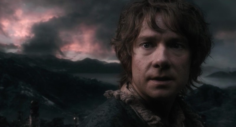 Create meme: Martin Freeman The Hobbit, hobbit 3 , the hobbit the battle