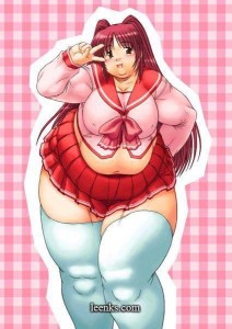 Создать мем: толстые аниме девочки, толстые аниме девушки, картинки fat anime girls