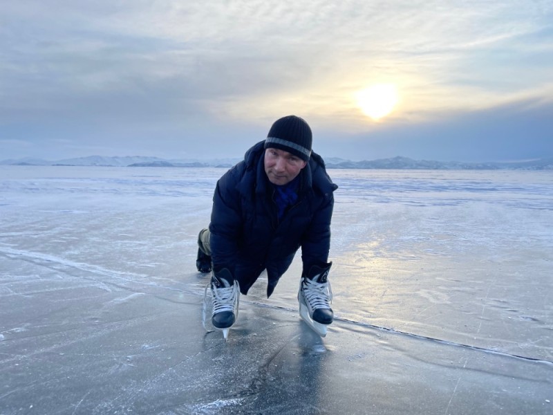 Create meme: on the ice, shoes , people 