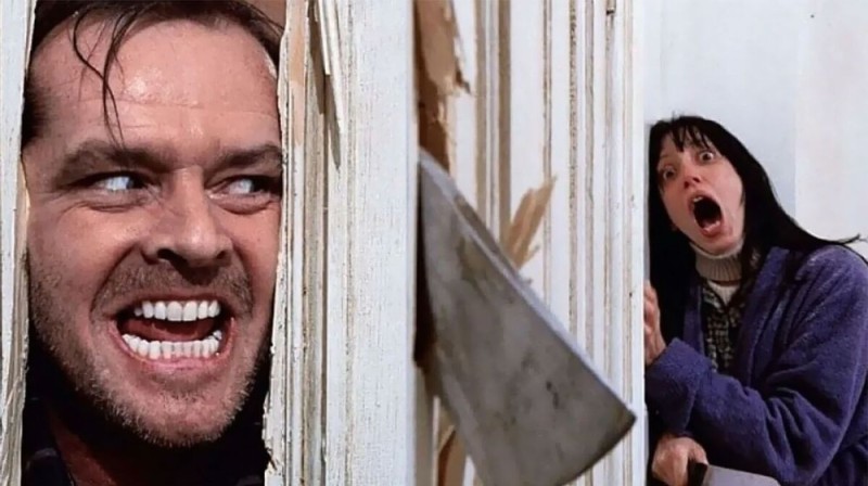 Create meme: Jack Nicholson the shining , lights johnny, the radiance of the king