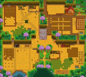 Создать мем: силосная башня stardew valley, ферма stardew valley, горная ферма stardew valley