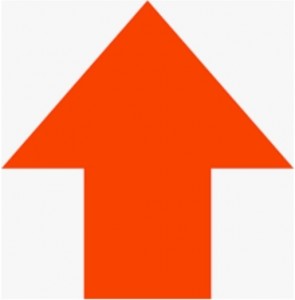 Create meme: up arrow, arrow, red up arrow on a transparent background