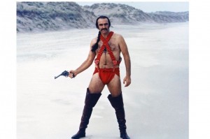 Create meme: days of severe Sean Connery, Sean Connery is a fantastic costume, Sean Connery in a swimsuit