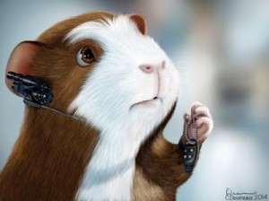 Create meme: guinea pig, Guinea pig, the mission of Darwin