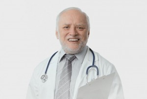 Create meme: grandfather Harold, Dr., the doctor