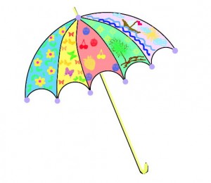 Create meme: cane umbrella, umbrella, pattern umbrella