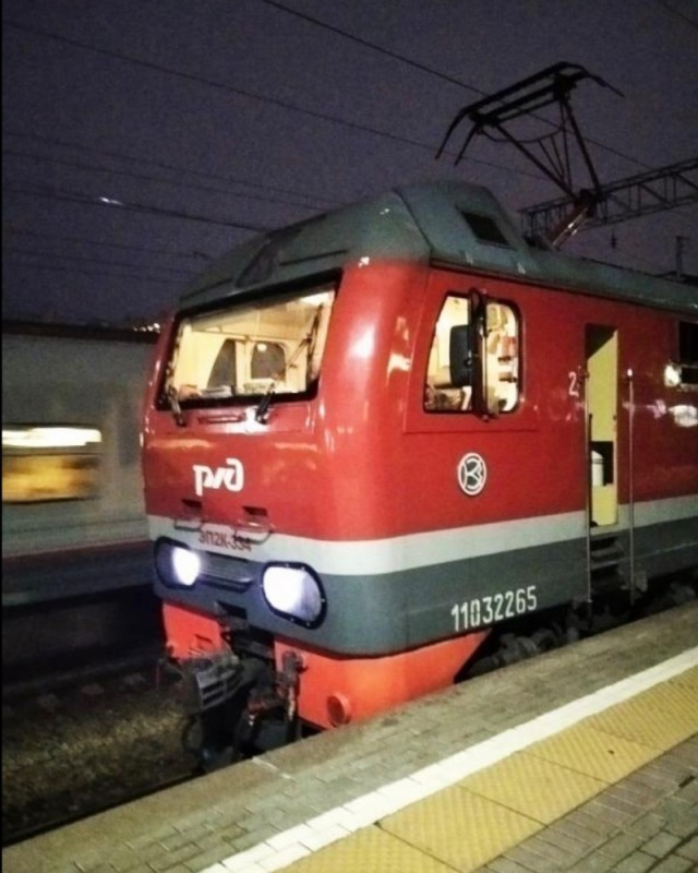 Create meme: train moscow peter, train Moscow , train. ep2c 370