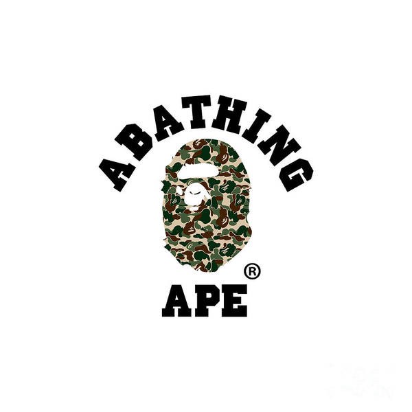 Create meme: bape logo, bape T-shirt, a bathing ape