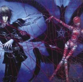 Создать мем: кровь триединства каин, trinity blood дитрих, чёрная магия