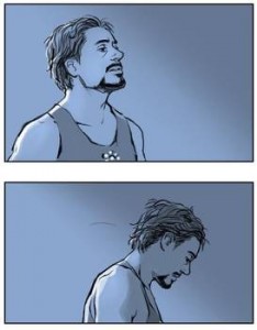 Create meme: Bucky and Steve in the comics, Tony stark in the comic book binge, Tony and Steve art