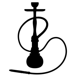 Create meme: tooman hookah, hookah icon, hookah vector silhouette