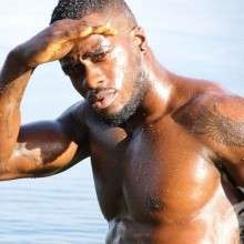 Create meme: beautiful black men, pumped-up dark-skinned men, Negro 