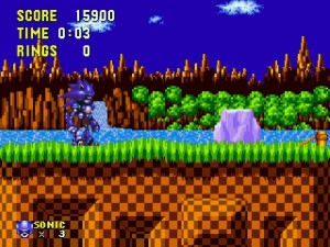 Создать мем: sonic, green hill zone sega genesis, Sonic the Hedgehog
