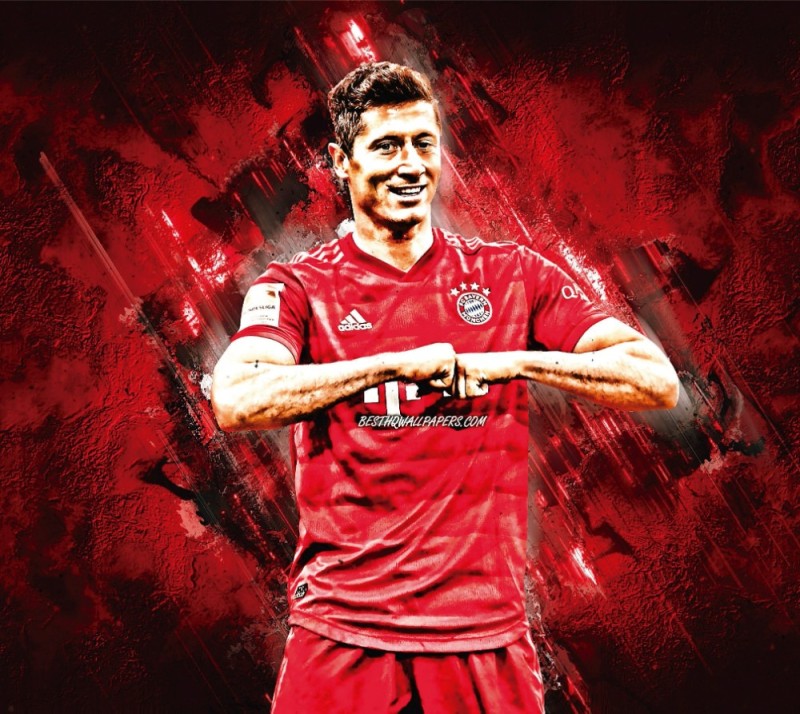 Create meme: Bayern Munich Lewandowski art, Robert Lewandowski drawing, Coutinho