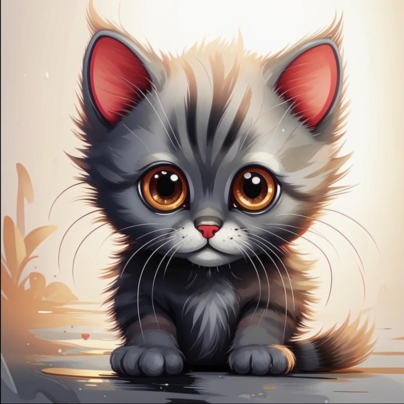 Create meme: cute cartoon kittens, cartoon kittens, cats drawings