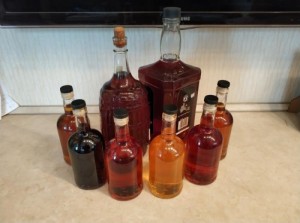 Create meme: bottles, bourbon, liquor