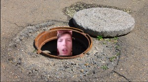 Create meme: manhole cover, manhole