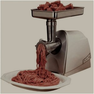 Create meme: electric meat grinder, coffee grinder, minced