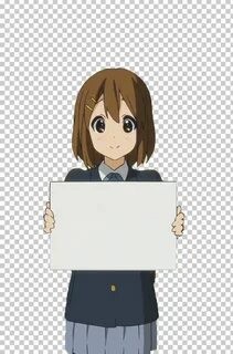 Create meme: yui hirasawa, a sign with a sign, figure 