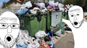 Создать мем: вывоз мусора красивое, пластиковые отходы, переработка отходов