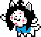 Create meme: temmie.exe, undertail on the cell in the notebook bloke., Tammy