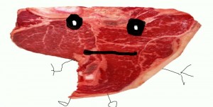 Create meme: steak, meat