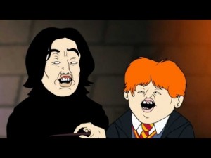 Create meme: Ron and Snape