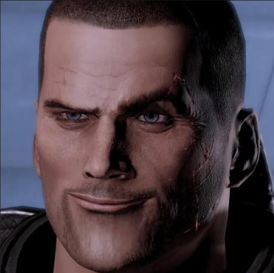 Create meme: characters mass effect , mass effect 1, Shepard 