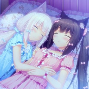 Создать мем: nekopara, nekopara vol, чокола и ванилла