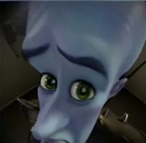 Create meme: Megamind: the death button, megamind characters, titan megamind