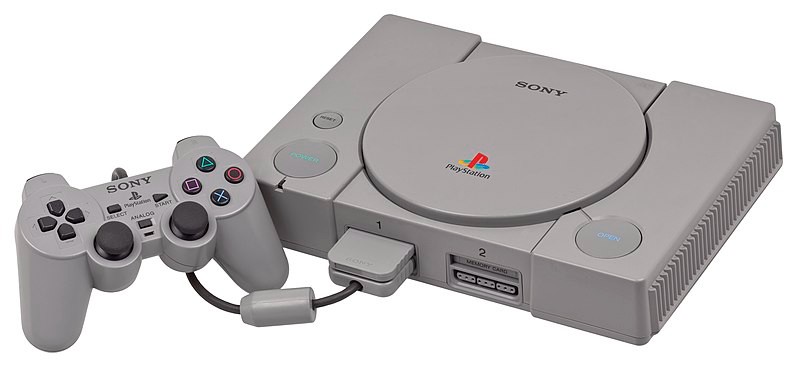 Create meme: sony ps1, original playstation, sony playstation game console