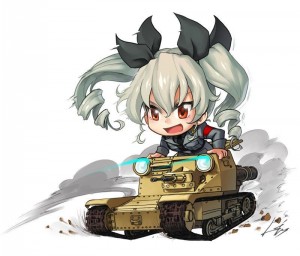 Create meme: girls und panzer, tanks anime