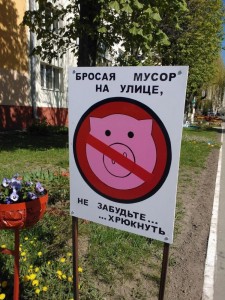 Create meme: garbage, poster not litter on the street, don't forget to grunt