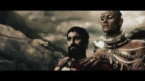 Create meme: The 300 Spartans pictures, 300 Spartans Leonidas and wife, 300 Spartans churches