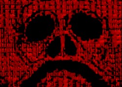 Создать мем: красный череп хакер, страшилки страшные, ужасы страшные