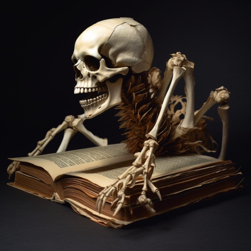 Создать мем: скелет кости, задумчивый скелет, скелет человеческий