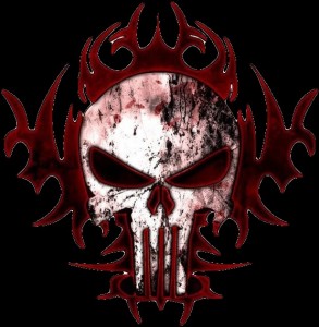 Create meme: scarlxrd, the Punisher skull, the Punisher