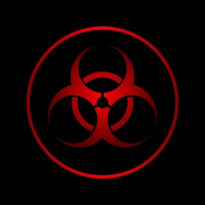 Create meme: square icon of biohazard, biohazard symbol, biohazard sign biohazard
