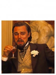 Create meme: Leonardo DiCaprio with a glass of, meme of Leonardo DiCaprio, Leonardo DiCaprio