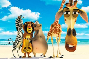 Create meme: Madagascar Alex Marty Gloria and Melman, Melman the giraffe, Madagascar