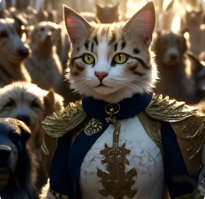 Создать мем: кот, королевская кошка, кот аристократ