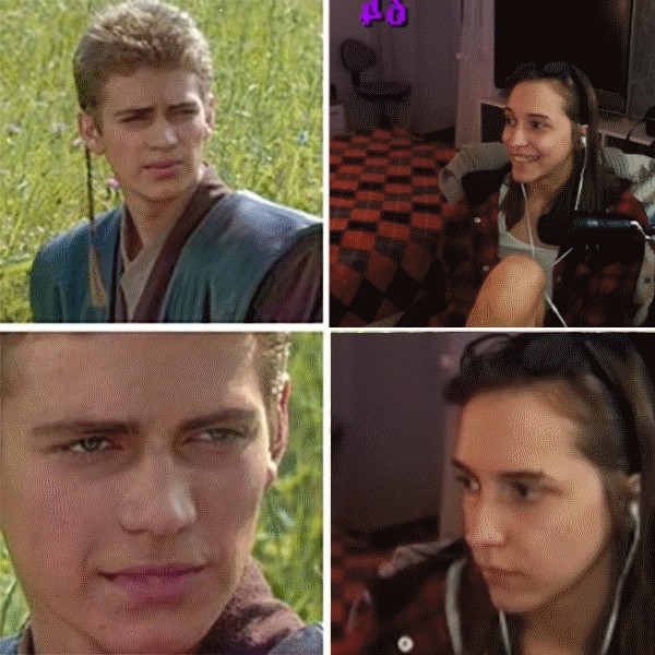 Create meme: meme Anakin and Padme on a picnic, Star wars Anakin and Padme, star wars meme anakin and padme