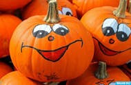 Create meme: pumpkin , pumpkin with eyes, pumpkin is big