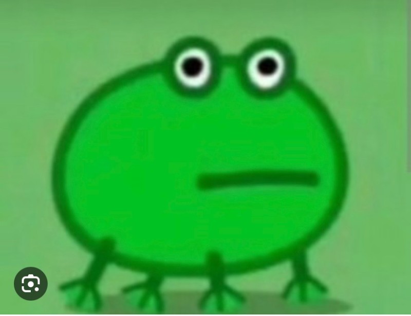 Create meme: the frog from peppa pig, frog drawings are cute, toad of peppa pig