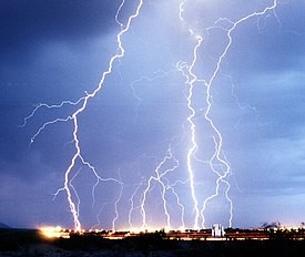 Create meme: thunderstorm lightning , during a thunderstorm, lightning discharge
